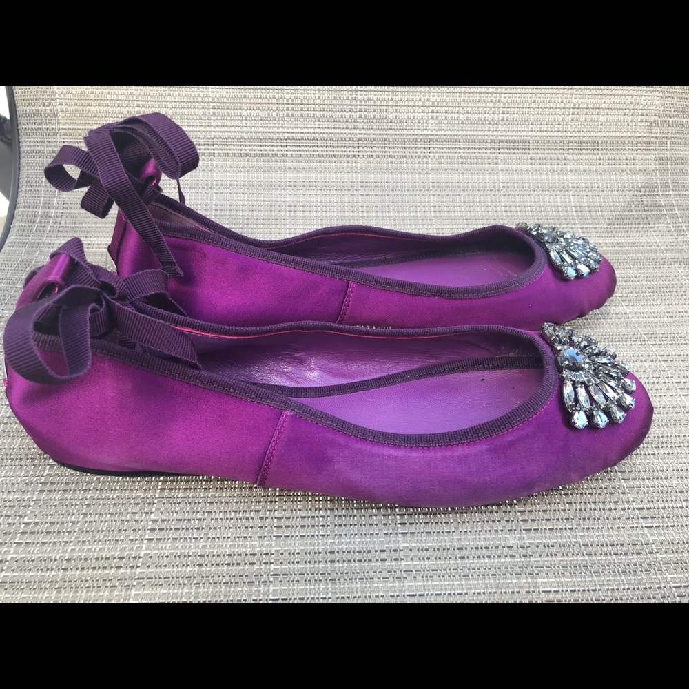 Authentic JIMMY CHOO Grace Ballet Flat Madeline Size 9US/39EU